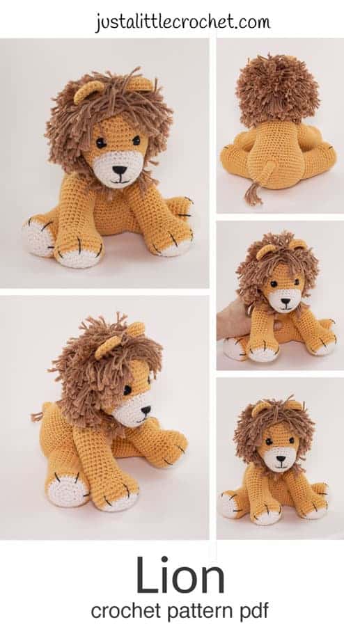 lion amigurumi pattern