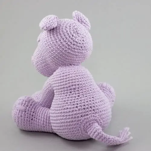 hippo crochet amigurumi pattern
