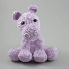 hippo crochet amigurumi pattern