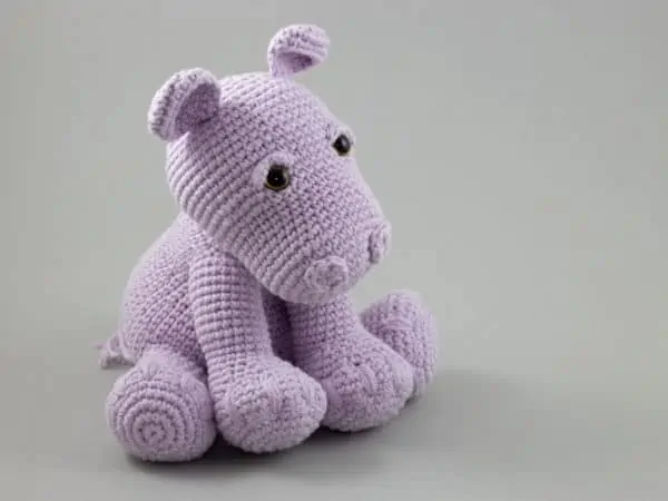 easy amigurumi hippo pattern