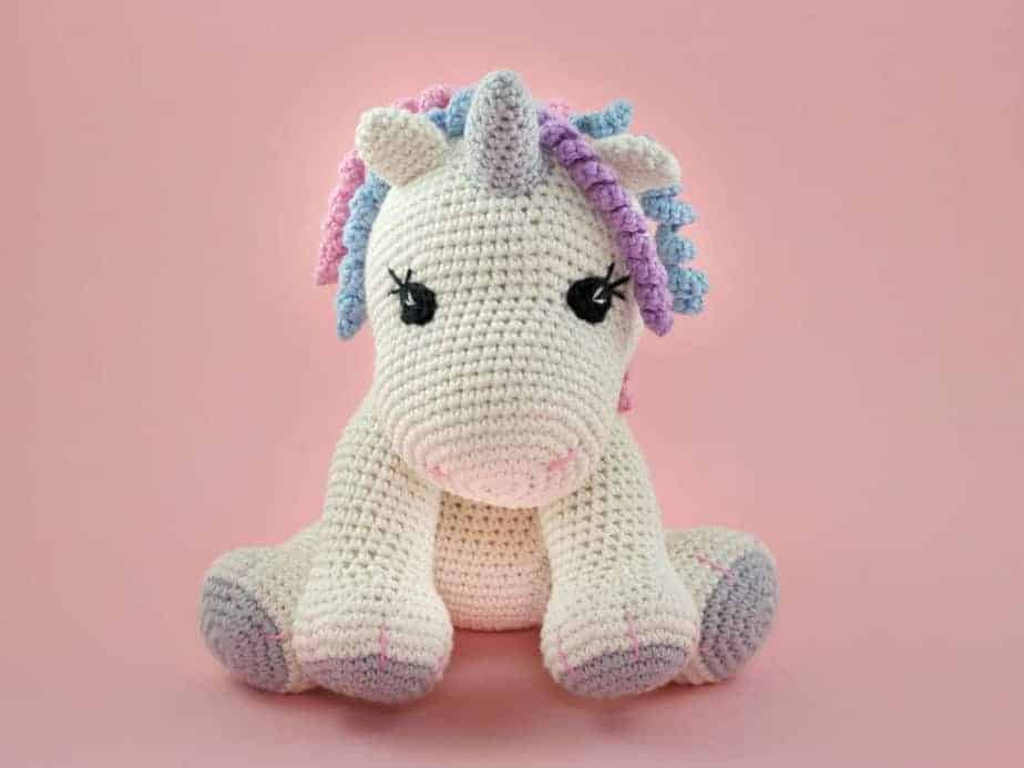 Easy Unicorn Crochet Pattern - Just A Little Crochet