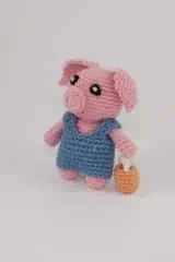 free crochet pattern for pig