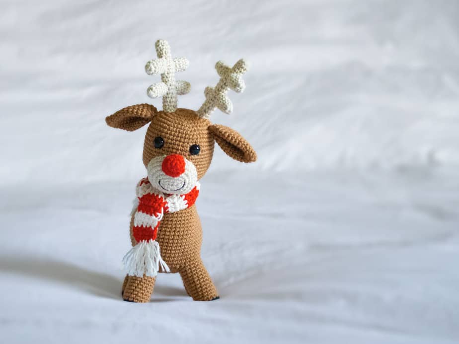 Christmas Crochet Pattern for Reindeer Christmas Pattern