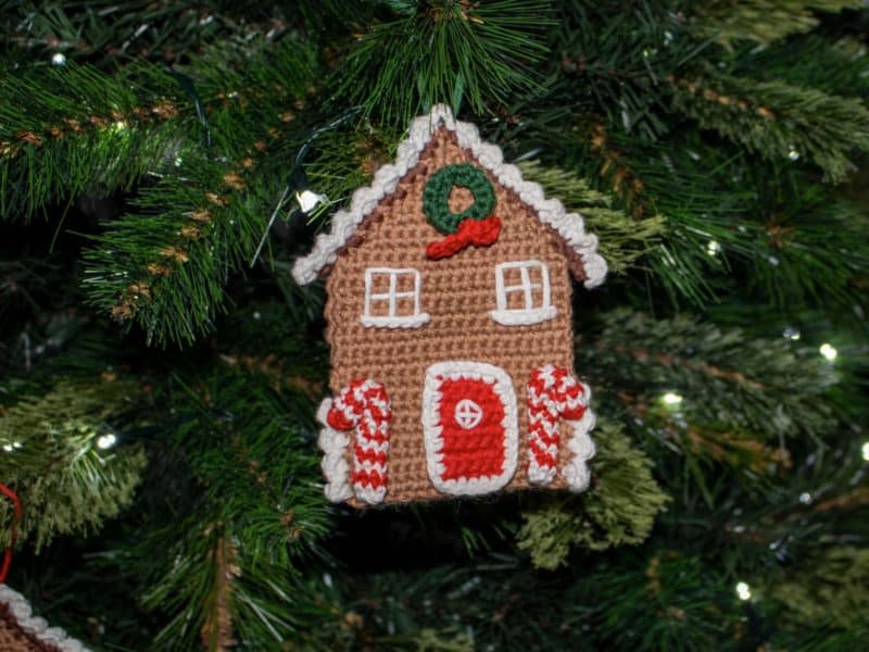 Crochet christmas applique