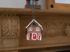 Crochet christmas tree decor - Hanging ornament